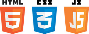 HTML 5, CSS, JS logo